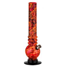 Acrylový bong 30 cm Skull orange